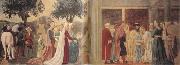 Piero della Francesca The Discovery of the Wood of the True Cross and The Meeting of Solomon and the Queen of Sheba (mk08) china oil painting artist